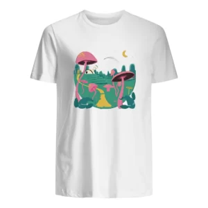 Mashrooms and Night Scene T-shirt