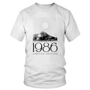 1986 Black and White Painting Limited Edition T-shirt