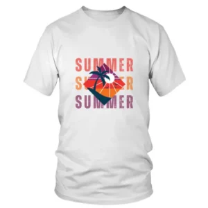 3 Times Summer written in Multiple Colors T-shirt