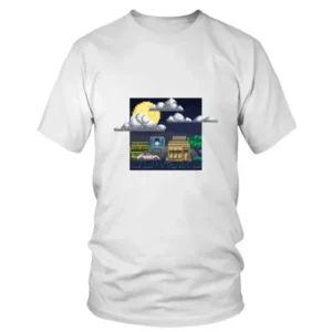 8 Bit Game Style Car Picture T-shirt
