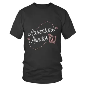 Adventure Awaits in a Minimalistic Style T-shirt