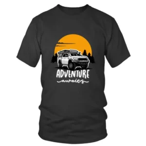 Adventure Awaits with Double Cabin Truck T-shirt