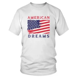 American Dreams with Flag T-shirt