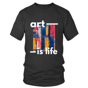 Art is Life Multicolor T-shirt