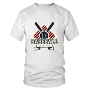 Baseball Tournment Logo Style Graphics T-shirt