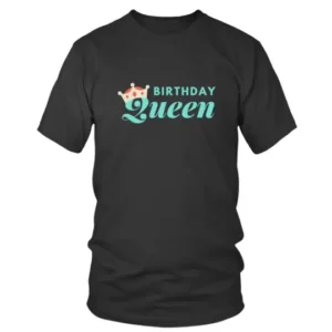 Birthday Queen in Blue Color T-shirt