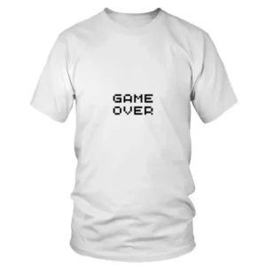 Black 18 Bit Game Over T-shirt