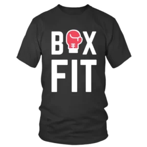 Box Fit in White and Pink Color Graphics T-shirt