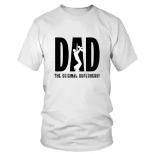 Dad The Original Superhero Black T-shirt