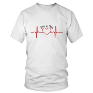 Drew and Olivia Heart Lifeline T-shirt