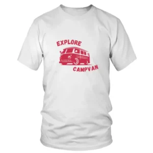 Explore Campvan in a Vintage Style T-shirt