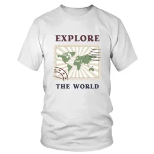 Explore The World with Ticket T-shirt