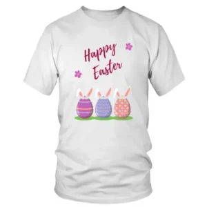 Happy Easter Three Eggs with Ears T-shirt