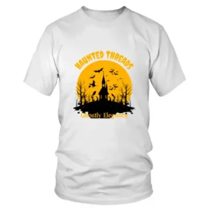 Haunted Threads Halloween T-shirt