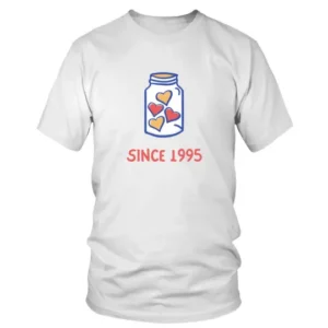 Hearts Jar Since 1995 T-shirt