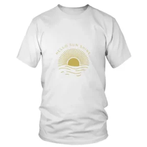 Hello Sun Shine Morning Natural T-shirt