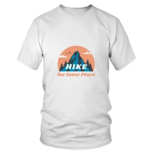 Hike for Inner Peace with Mountain Graphic T-shirt