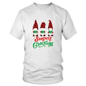 Ho Ho Ho Seasons Greetings Christmas T-shirt