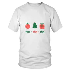 Ho Ho Ho with Gifts Christmas T-shirt