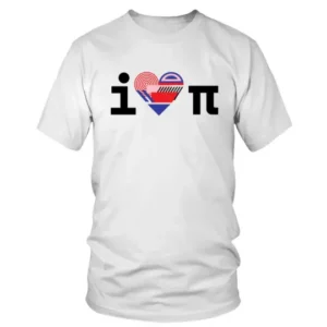 I Heart Pie Symbol T-shirt