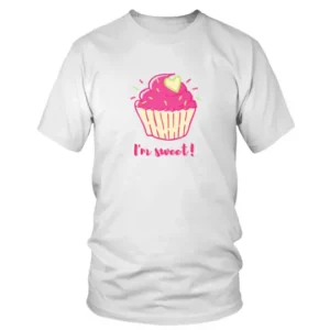 I am Sweat Cup Cake with Heart T-shirt