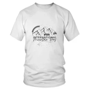 International Mountain Day with Beautiful Natural Scenery T-shirt