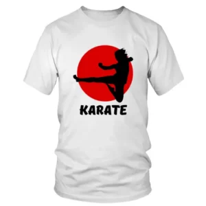 Karate in Black and Red Color T-shirt