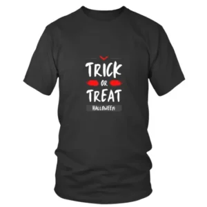 Minimal Style Trick or Treat Halloween T-shirt