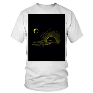 Moon in Clouds at Night T-shirt