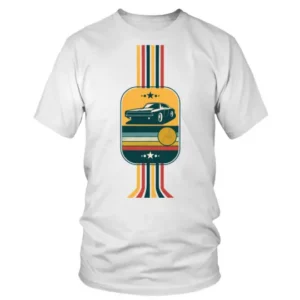 Multiple Colors Vintage Style Old Car Graphic T-shirt