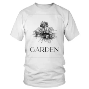 Multiple Plants with Garden Written T-shirt