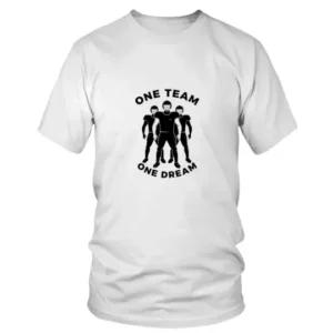 One Team One Dream in Black T-shirt