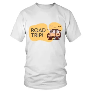 Road Trip with Jeep in Dirt T-shirt