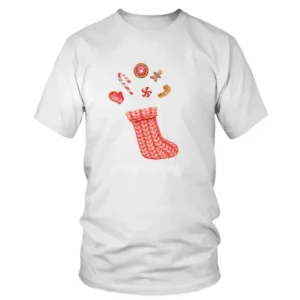 Socks with Candies Christmas T-shirt