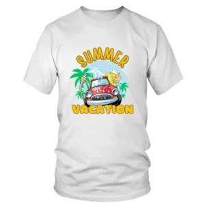 Summer vacation Car and Trees T-shirt