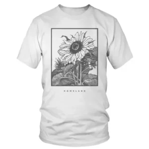 Sunflower Homeland Vintage Style Painting T-shirt