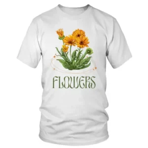 Sunflowers Painting Printed T-shirt