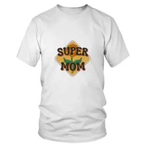 Super Mom with Sunflower T-shirt