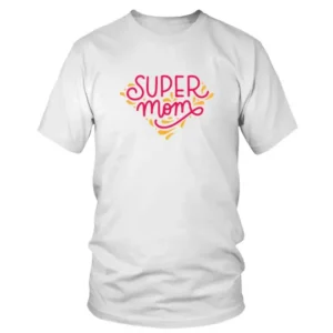 Superman Style Super Mom T-shirt