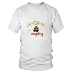 The Best Memories Are Made Camping with Fire T-shirt