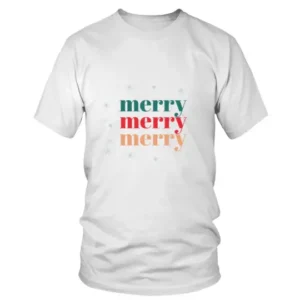 Three Times Repeated Merry T-shirt