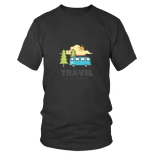 Travel is my Therapy with Van in a Beautiful Scenery T-shirt