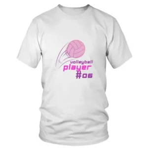 Volleyball Player Number 06 T-shirt