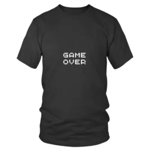 White 18 Bit Game Over T-shirt