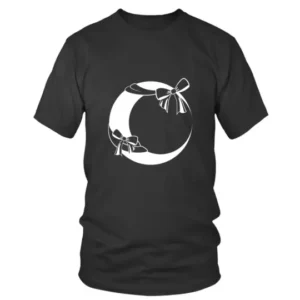 White Moon with Ribbons T-shirt