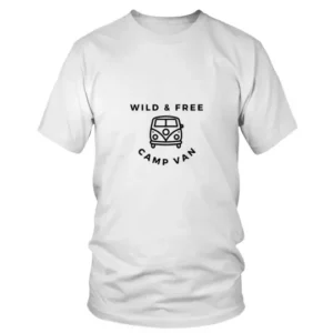 Wild and Free Camp Van in Dark T-shirt