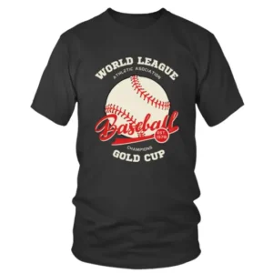 World League Athletic Association Gold Cup Baseball T-shirt