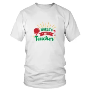 Worlds Best Teacher in Style 01 T-shirt