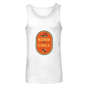Born to Chill Red Unisex Tank Top
