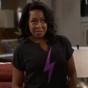 The Neighborhood Tina Butler Purple Bolt T-Shirt